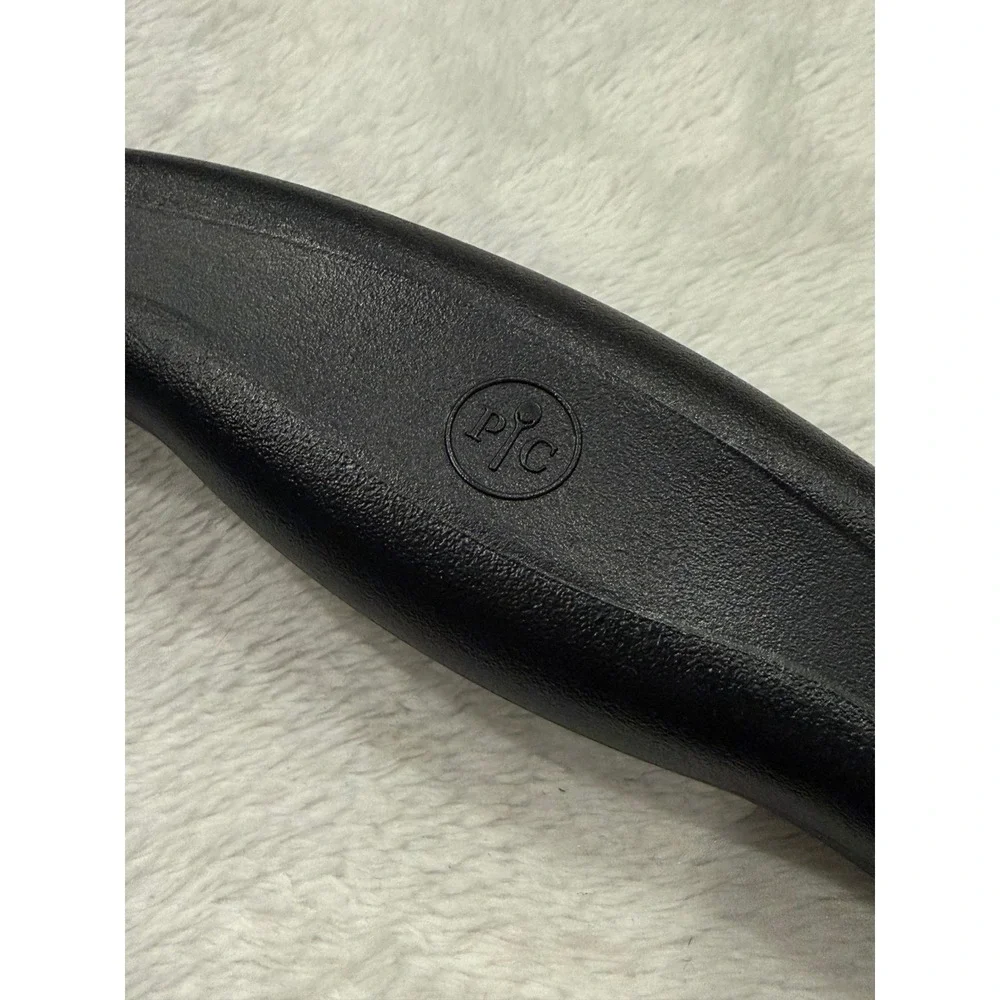 Pampered Chef Crinkle Cutter Black Handle Stainless Steel Wavy Blade 1089